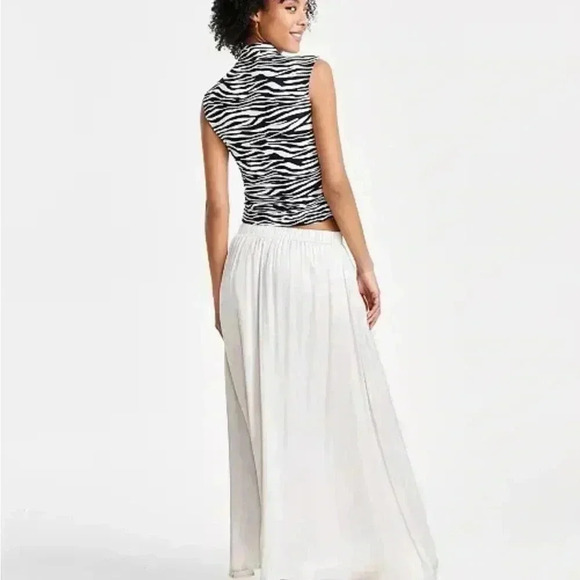 Bar III Women's Belted Pull-On Maxi Skirt in Size Small Created for Macy's - Picture 5 of 12